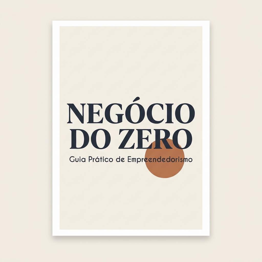 Capa plana do ebook Negócio do Zero